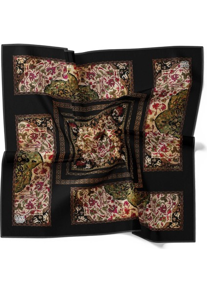 Soft Pamuk Eşarp - 90045-01 Siyah