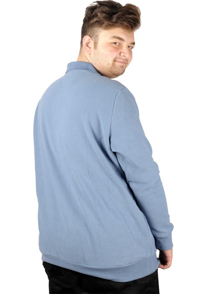 Erkek Sweatshirt Polo Vnz Selanik 20440 Mavi fiyatları