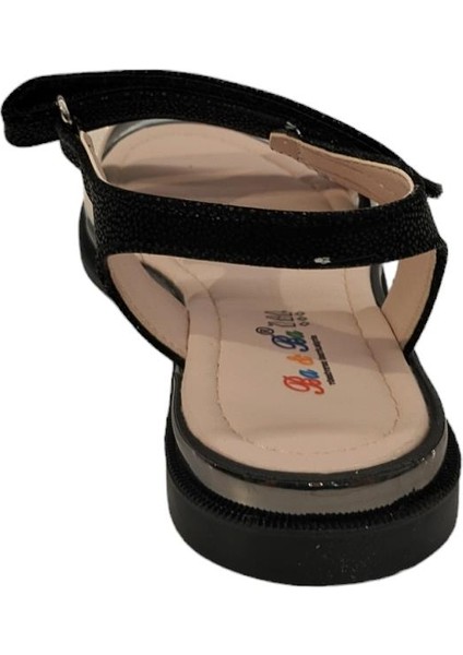 018501F Ortopedik Cırtlı Günlük Kız Çocuk Sandalet Ayakkabı