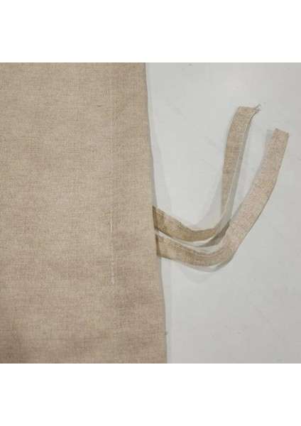 Bej Dört Tarafı Bağcıklı Balkon Demiri Perdesi - Her Ölçüde En x Boy Seçenekli fiyatları