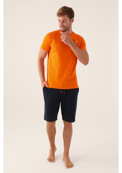 2989 Celebrate Erkek Şort Pijama Takım