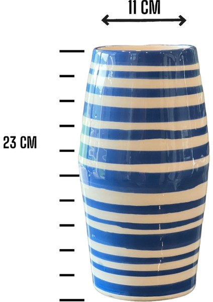 Lacivert Line Art Vazo modelleri