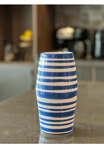 Lacivert Line Art Vazo indirimleri