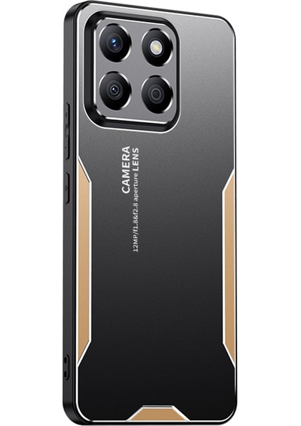 Honor X8B 4g Şok Geçirmez Kasa Alüminyum Alaşım Mat Koruyucu Arka Kapak (Yurt Dışından)