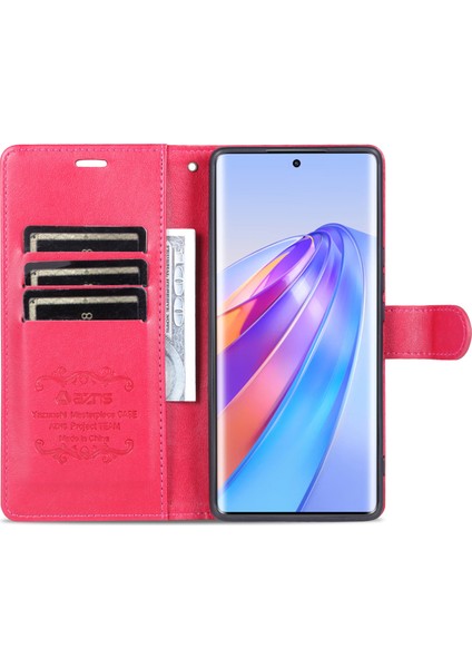 Honor X50 Pu Deri Cüzdan Telefon Kılıfı, Darbeye Dayanıklı Stand Telefon Koruyucu Kapak (Yurt Dışından)