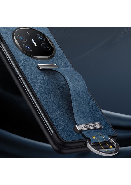 Huawei Mate X5 Case Geri Çekilebilir El Kayışı Kickstand Telefon Kapağı (Yurt Dışından) indirimleri