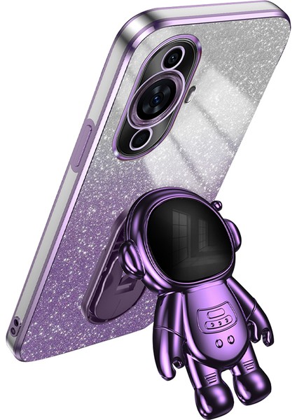 Huawei Nova 11 Kickstand Galvanik Pc + Tpu Kapak (Yurt Dışından)