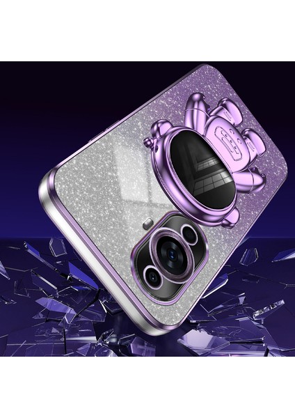 Huawei Nova 11 Kickstand Galvanik Pc + Tpu Kapak (Yurt Dışından) modelleri