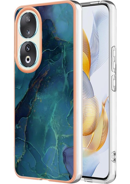 Honor 90 Elektrokaplatma Kapağı, Çizgi Anti-Çizelge 2.0mm Tpu Imd Telefon Kılıfı (Yurt Dışından)