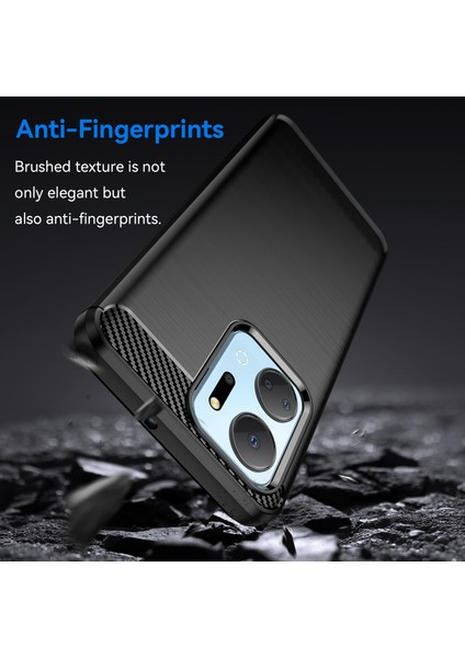 Onur Için X7A 5g Yumuşak Tpu Telefon Kılıfı Fırçalanmış Karbon Fiber Doku Koruyucu Telefon Kapağı (Yurt Dışından) fırsatları