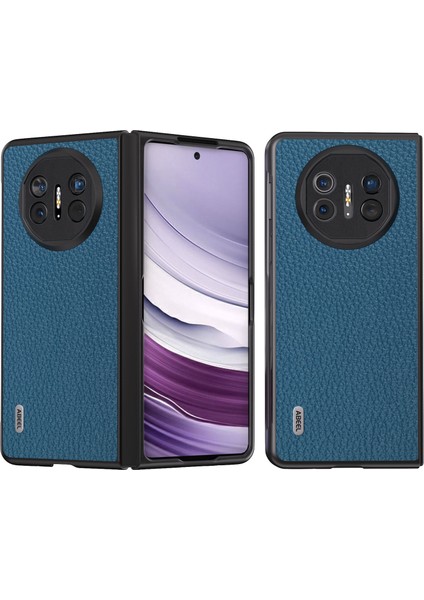 Huawei Mate X5 Telefon Kılıfı Litchi Doku Inek Deri Arka Kapak (Yurt Dışından)