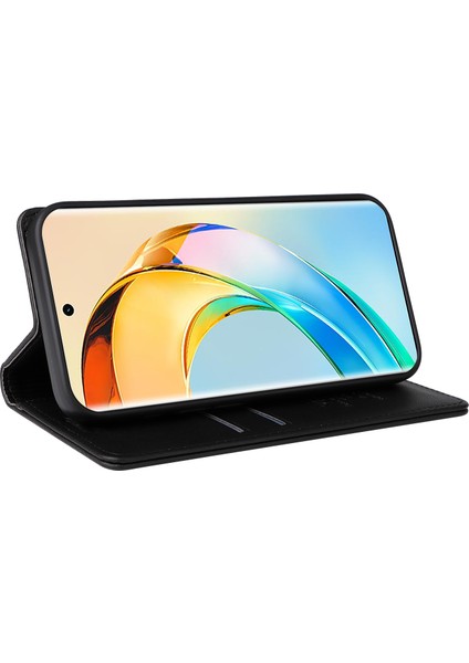 Honor X50 5g / X9B 5g / Magic6 Lite 5g Deri Manyetik Kapatma Telefon Kapağı (Yurt Dışından)