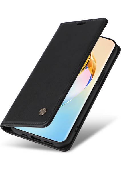 Honor X50 5g / X9B 5g / Magic6 Lite 5g Deri Manyetik Kapatma Telefon Kapağı (Yurt Dışından)