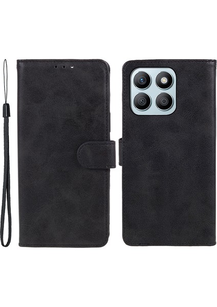 Honor X8B 4g Manyetik Toka Pu Deri Cüzdan Stand Cep Telefonu Kabuğu (Yurt Dışından)