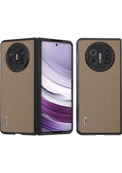 Huawei Mate X5 Telefon Kılıfı Litchi Doku Inek Deri Arka Kapak (Yurt Dışından)