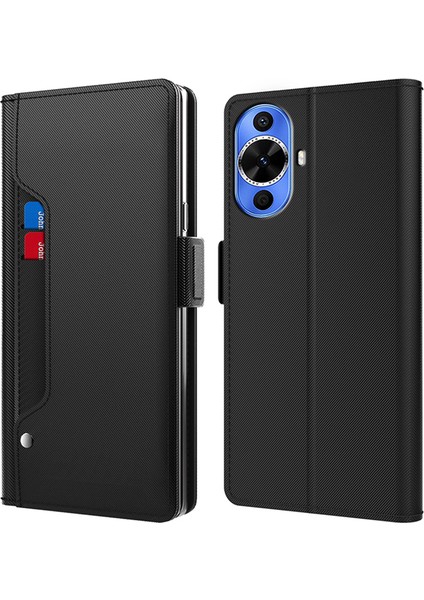 Huawei Nova 12S 4g / Nova 11 / Nova 12 Lite 4g Kart Tutucu Pu Deri Halkalı Telefon Kılıfı Kapağı (Yurt Dışından)
