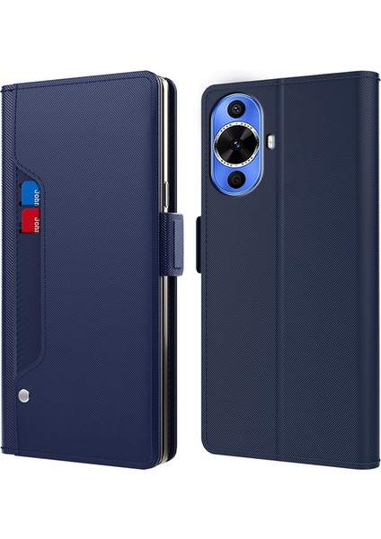Huawei Nova 12S 4g / Nova 11 / Nova 12 Lite 4g Kart Tutucu Pu Deri Halkalı Telefon Kılıfı Kapağı (Yurt Dışından)