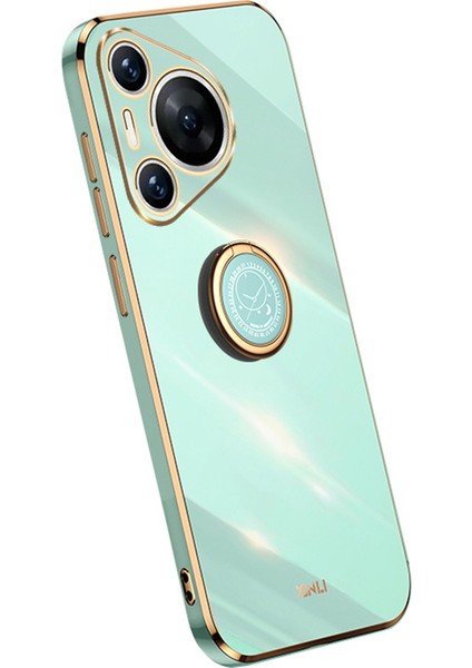 Huawei Pura 70 Pro Elektro Kaplama Kickstand Tpu Telefon Kapağı (Yurt Dışından)
