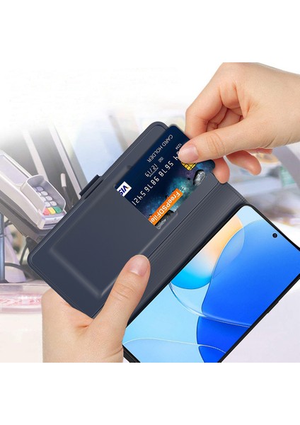 Huawei Nova 12 Se 4g Flip Stand Pu Deri Cep Telefonu Kapağı (Yurt Dışından)