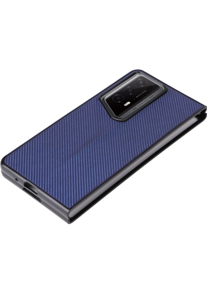 Honor Magic V2 Rsr Karbon Fiber Doku Deri Kaplamalı Pc Telefon Kapağı (Yurt Dışından)