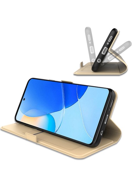 Huawei Nova 12 Se 4g Flip Stand Pu Deri Cep Telefonu Kapağı (Yurt Dışından)