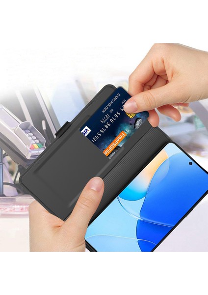 Huawei Nova 12 Se 4g Flip Stand Pu Deri Cep Telefonu Kapağı (Yurt Dışından)