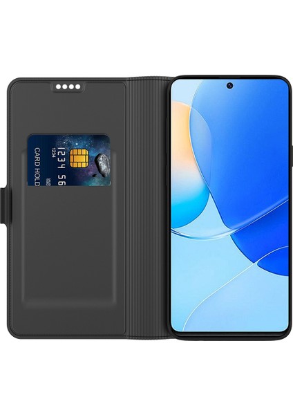 Huawei Nova 12 Se 4g Flip Stand Pu Deri Cep Telefonu Kapağı (Yurt Dışından)