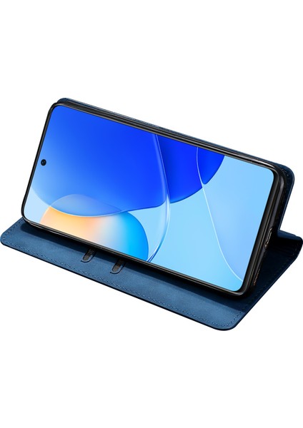 Huawei Nova 12I 4g Anti-Drop Standlı Kart Tutucu Pu Deri Telefon Kapağı (Yurt Dışından)