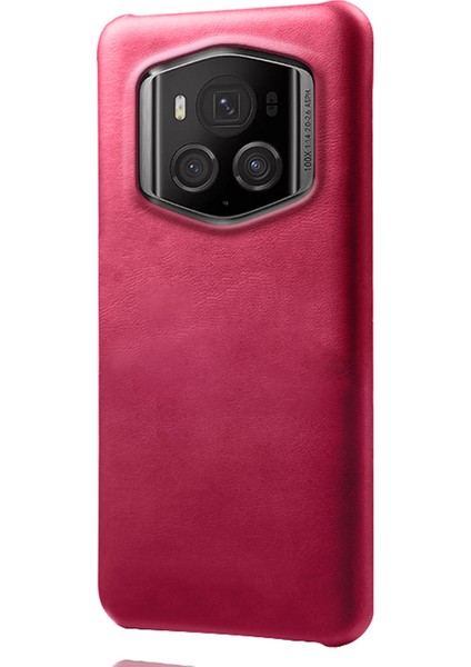 Honor Magic6 Rsr 5g Pu Deri Kaplamalı Pc Darbeye Dayanıklı Koruma Kapağı (Yurt Dışından)
