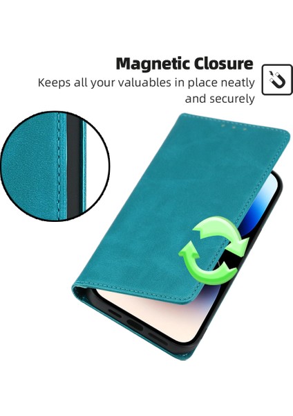 Honor Magic6 Pro 5g Çizilmez Stand Deri Cüzdan Telefon Kapağı (Yurt Dışından)