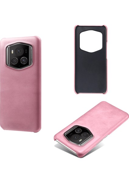 Honor Magic6 Rsr 5g Pu Deri Kaplamalı Pc Darbeye Dayanıklı Koruma Kapağı (Yurt Dışından)