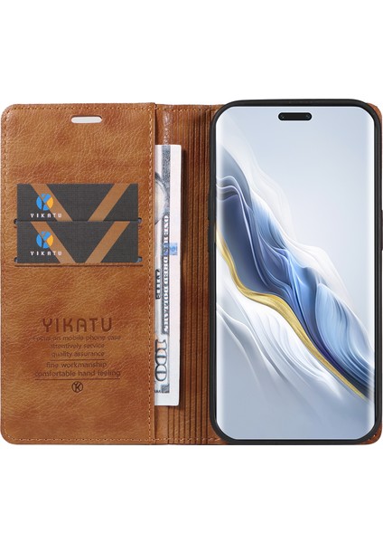 Honor Magic6 Pro 5g Manyetik Kapanış Deri Çevirmeli Telefon Kapağı (Yurt Dışından) fiyatları