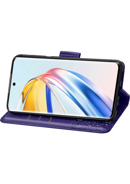 Honor X9B 5g / Magic6 Lite 5g Standı Pu Deri Kılıf (Yurt Dışından)