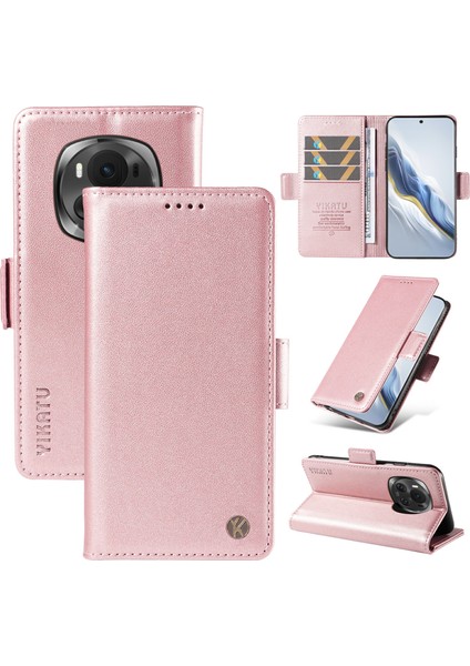 Honor Magic6 5g Pu Deri Stand Koruyucu Telefon Kapağı (Yurt Dışından)