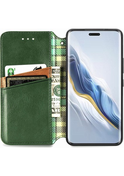 Honor Magic6 Pro 5g Pu Deri Cüzdan Telefon Kapağı (Yurt Dışından)