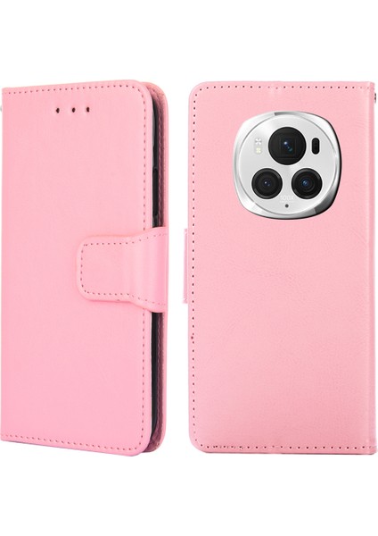 Honor Magic6 Pro 5g Darbeye Dayanıklı Cüzdan Deri Telefon Kapağı (Yurt Dışından)