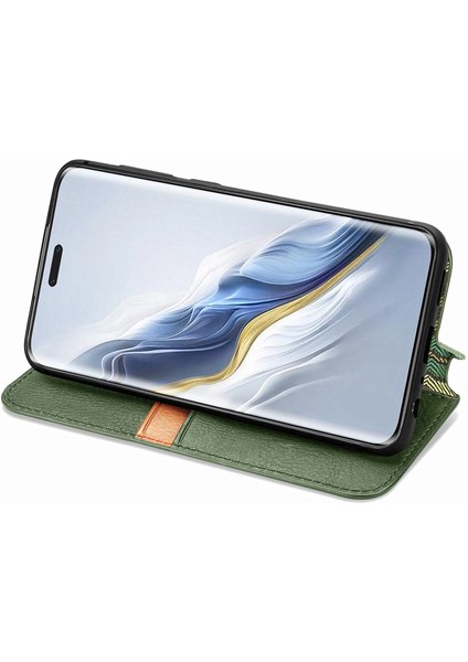 Honor Magic6 Pro 5g Pu Deri Cüzdan Telefon Kapağı (Yurt Dışından)