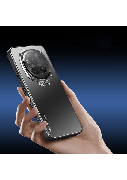 Honor Magic6 Pro 5g Manyetik Gizli Telefon Kickstand Arka Kapak (Yurt Dışından)