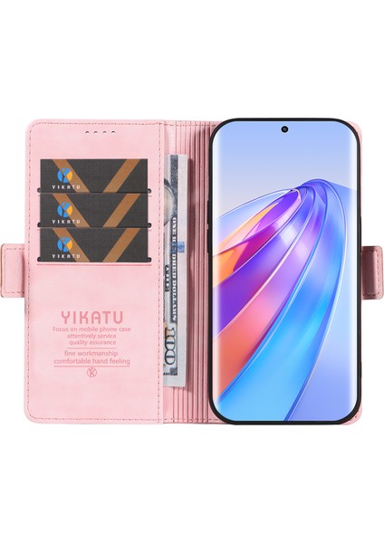 Honor X40 5g / X9A 5g / Magic5 Lite 5g Litchi Doku Deri Cüzdan Kapağı (Yurt Dışından) fiyatları