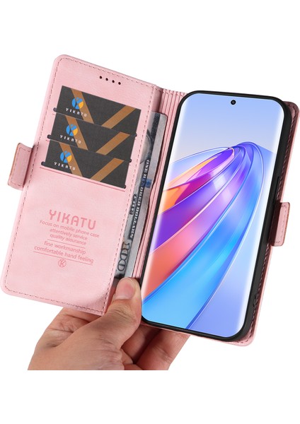 Honor X40 5g / X9A 5g / Magic5 Lite 5g Litchi Doku Deri Cüzdan Kapağı (Yurt Dışından) indirimleri