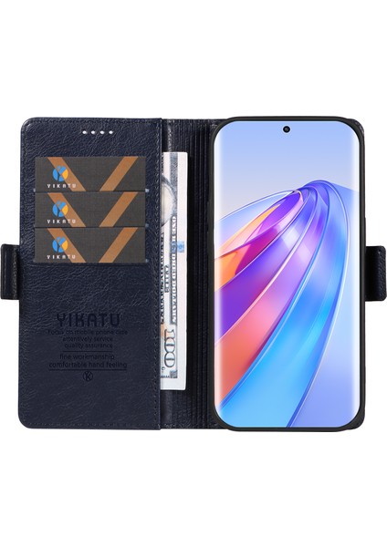 Honor X40 5g / X9A 5g / Magic5 Lite 5g Litchi Doku Deri Cüzdan Kapağı (Yurt Dışından) fiyatları