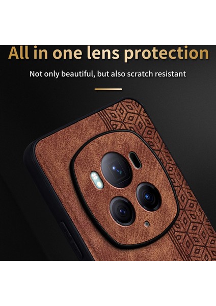 Honor Magic6 Pro 5g Pu Deri Kaplamalı Tpu Çizilmeye Dayanıklı Telefon Kapağı (Yurt Dışından) fırsatları