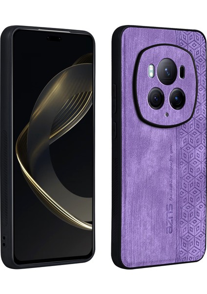 Honor Magic6 Pro 5g Pu Deri Kaplamalı Tpu Çizilmeye Dayanıklı Telefon Kapağı (Yurt Dışından)