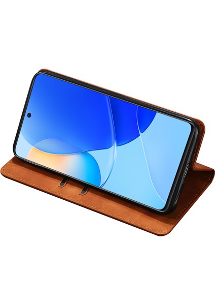 Huawei Nova 12 5g Pu Deri Standlı Telefon Kapağı (Yurt Dışından)