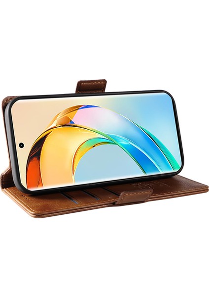 Honor X9B 5g / Magic6 Lite 5g Deri Telefon Kabuğu Litchi Doku Telefon Arka Kapak (Yurt Dışından) modelleri