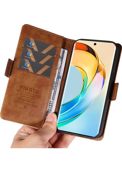 Honor X9B 5g / Magic6 Lite 5g Deri Telefon Kabuğu Litchi Doku Telefon Arka Kapak (Yurt Dışından) indirimleri
