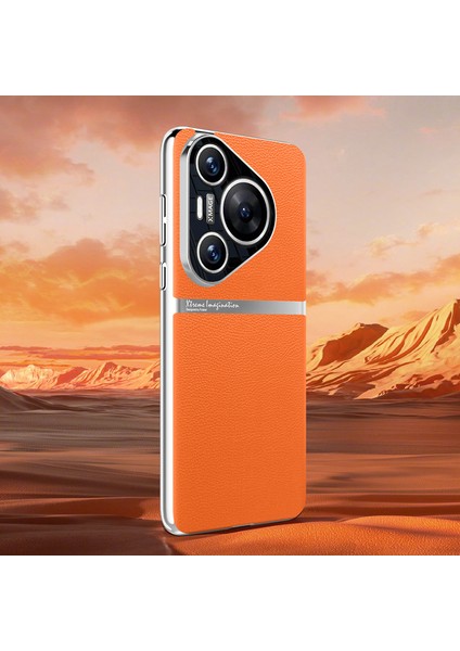 Huawei Pura 70 Pro / 70 Pro+ Düşme Koruması Pu Deri Arka Kapak (Yurt Dışından) fiyatları