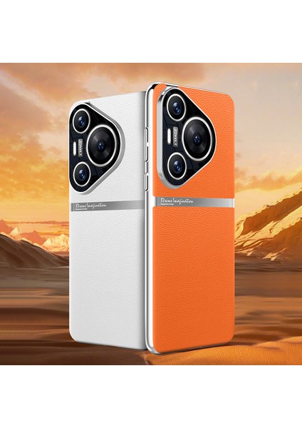 Huawei Pura 70 Pro / 70 Pro+ Düşme Koruması Pu Deri Arka Kapak (Yurt Dışından) modelleri