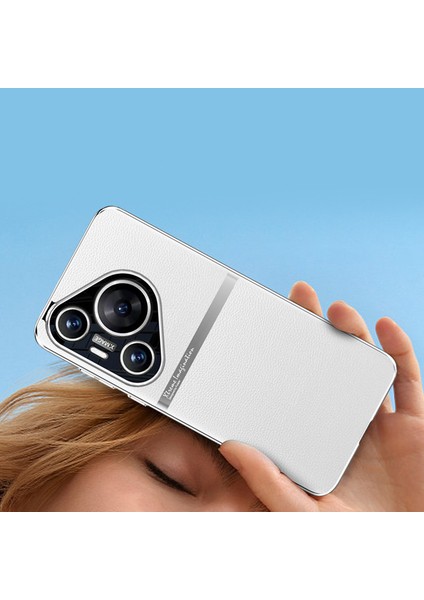 Huawei Pura 70 Pro / 70 Pro+ Düşme Koruması Pu Deri Arka Kapak (Yurt Dışından) fırsatları