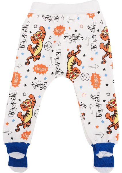 Tiger Baskılı Çoraplı Pijama Altı